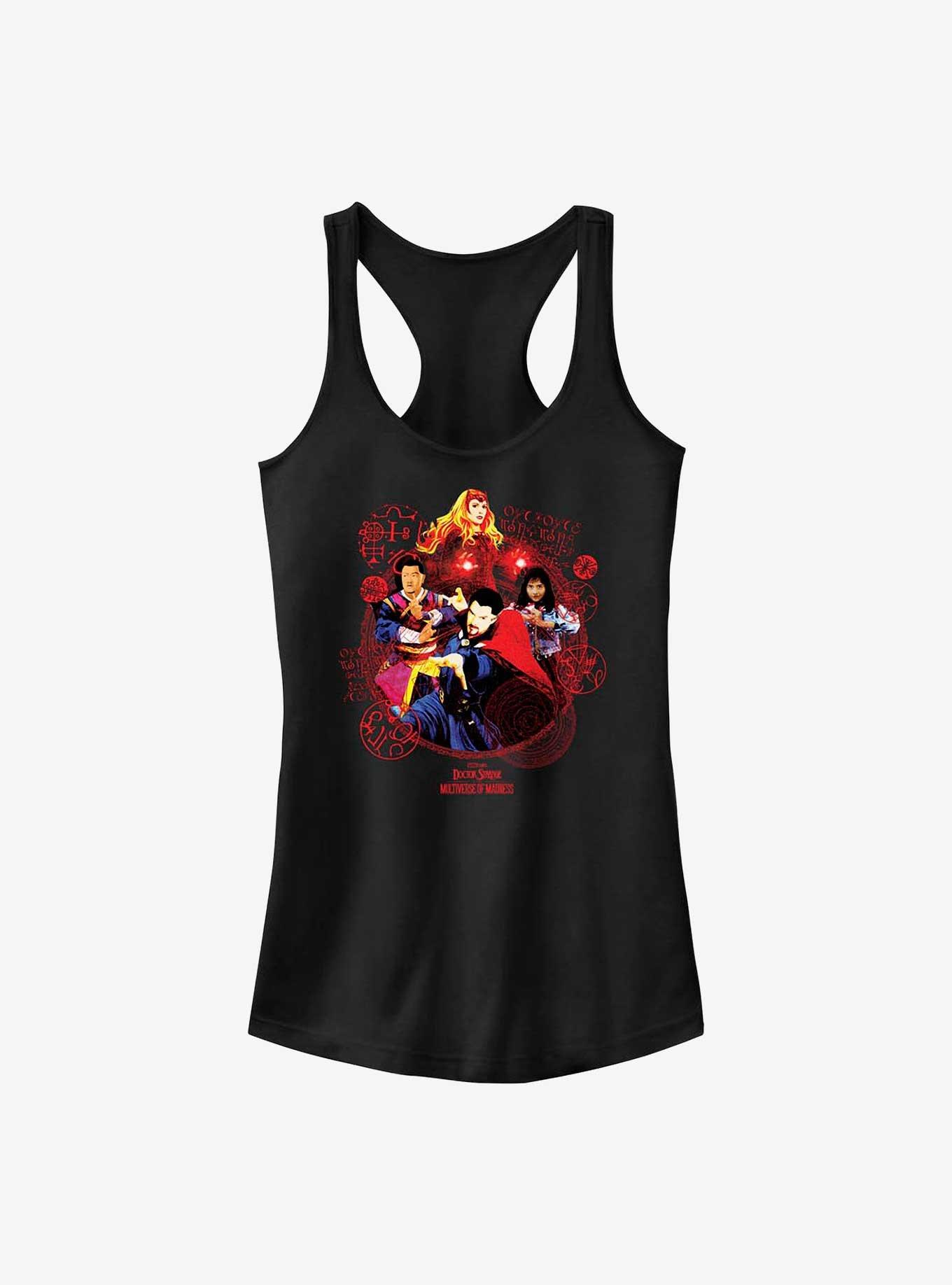 Marvel Doctor Strange In The Multiverse Of Madness Badge Of Heroes Girls Tank, BLACK, hi-res