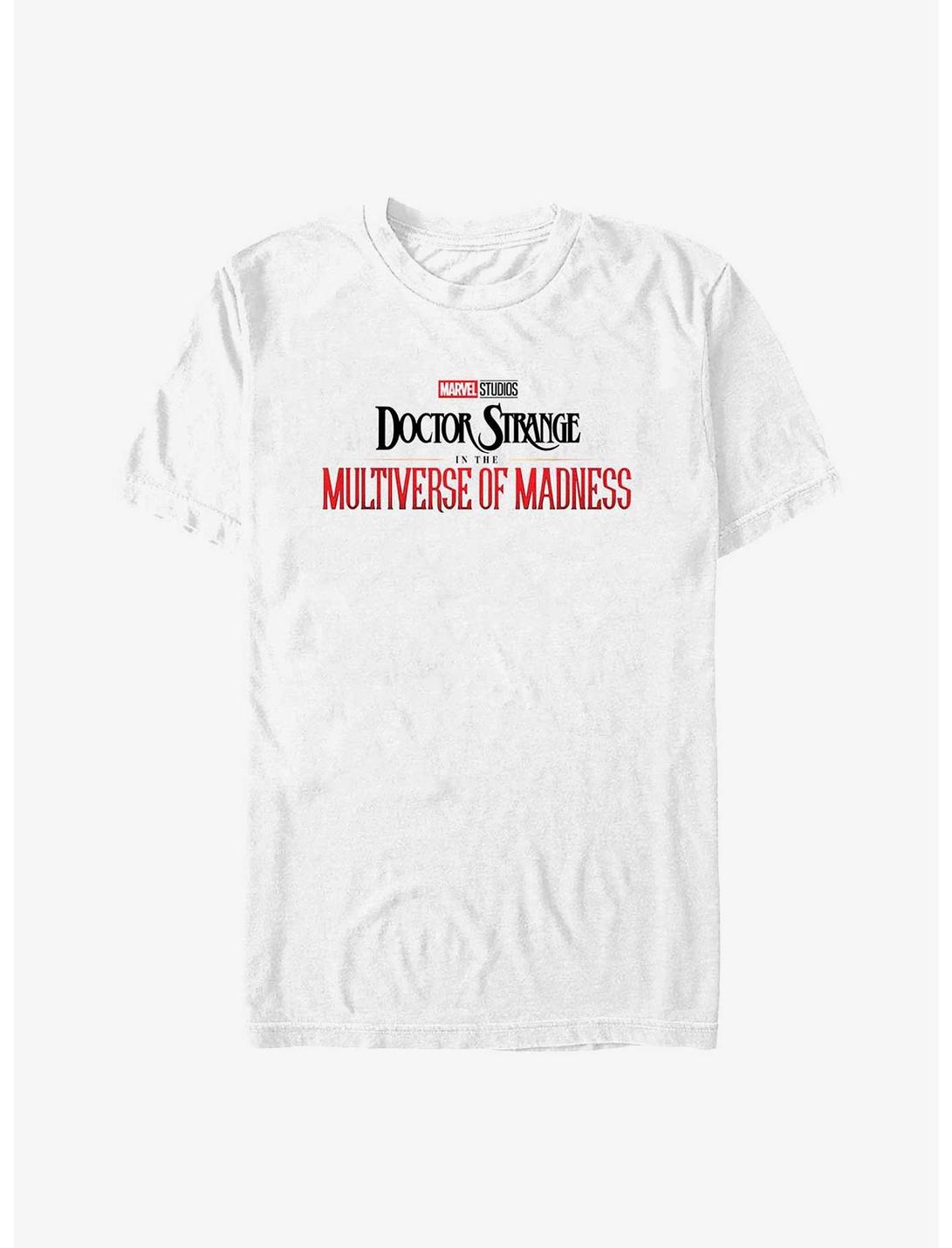 Marvel Doctor Strange In The Multiverse Of Madness Movie TItle T-Shirt, WHITE, hi-res