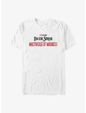 Marvel Doctor Strange In The Multiverse Of Madness Movie TItle T-Shirt, WHITE, hi-res