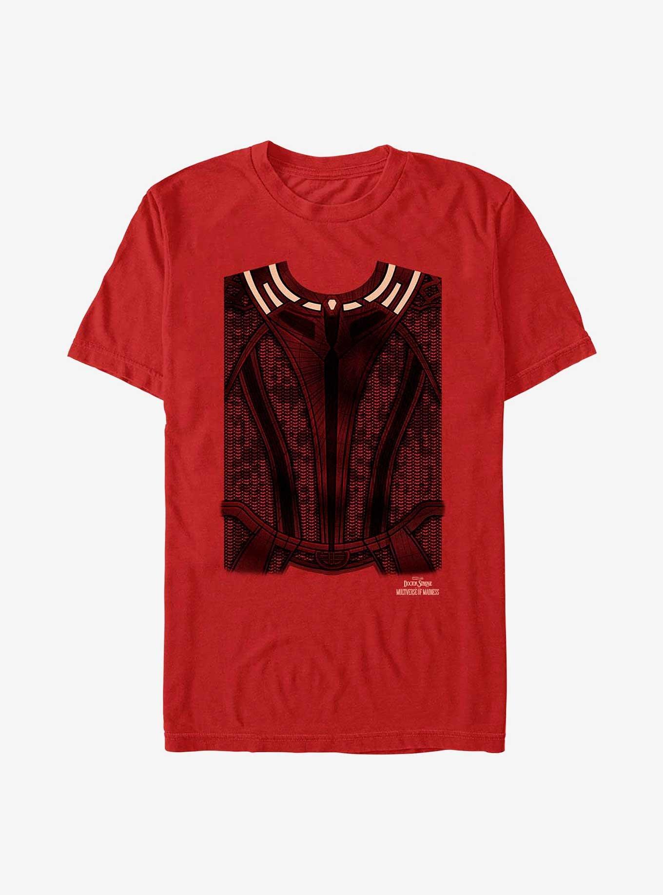 Marvel Doctor Strange In The Multiverse Of Madness Scarlet Witch Costume Shirt T-Shirt, RED, hi-res