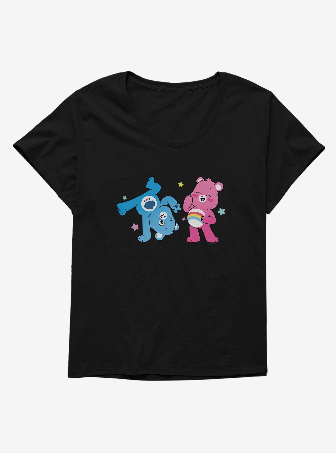 Care Bears Grumpy And Cheer Cartwheel Plus Girls T-Shirt
