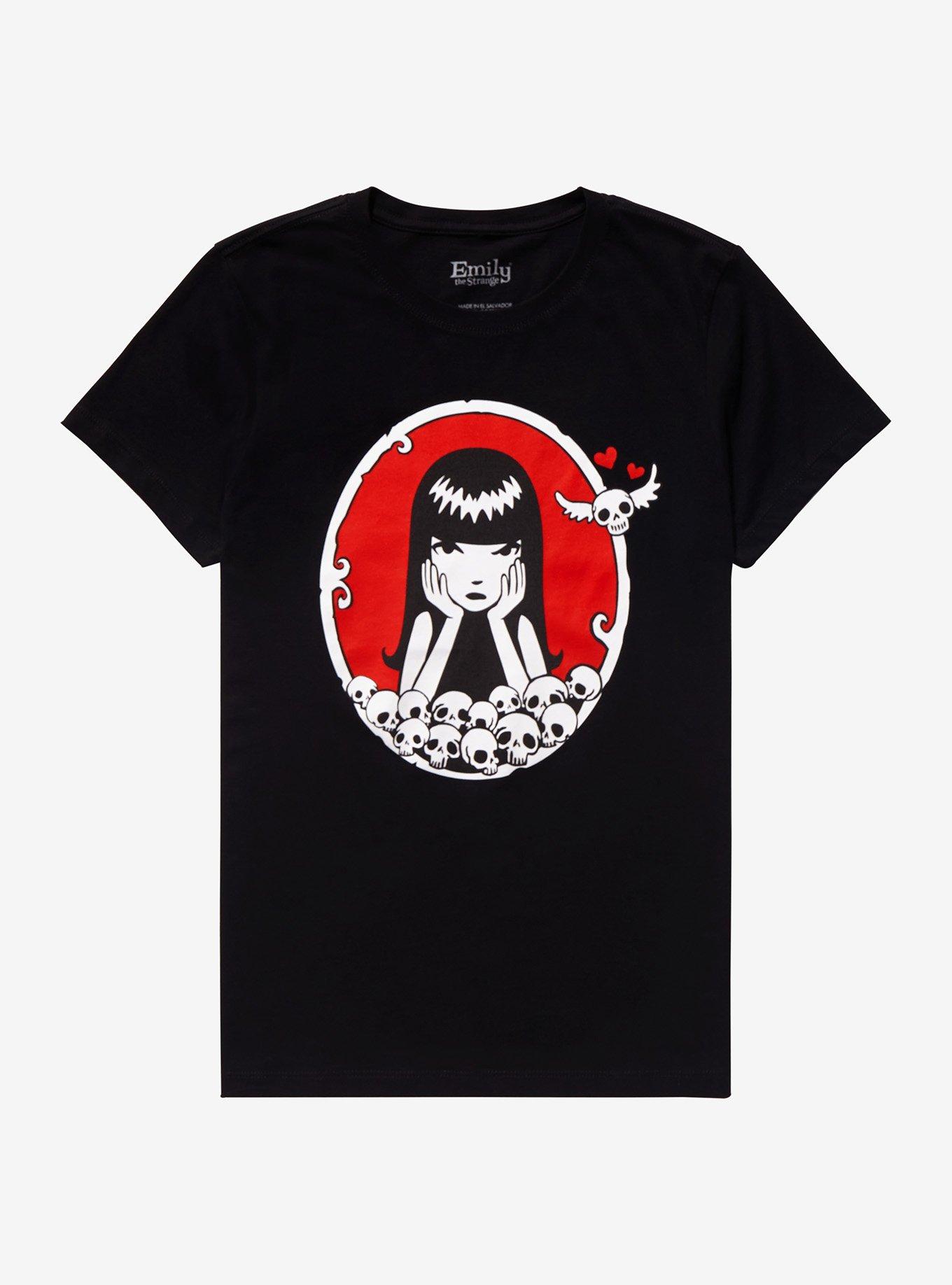 Emily The Strange Cameo Girls T-Shirt, MULTI, hi-res