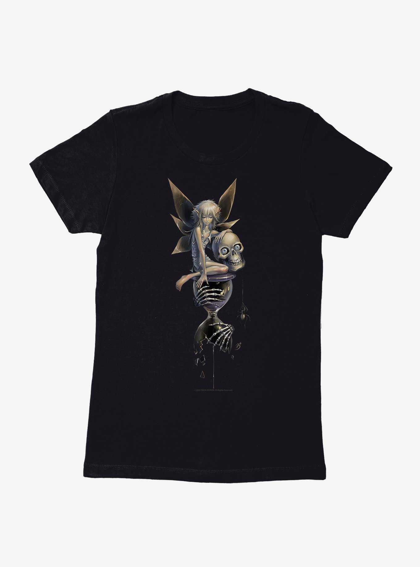 Fairies By Trick Skull Fairy Womens T-Shirt, , hi-res