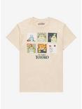 Studio Ghibli My Neighbor Totoro Art Grid Boyfriend Fit Girls T-Shirt, MULTI, hi-res