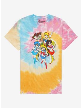 Pretty Guardian Sailor Moon Sailor Guardians Group Portrait Tie-Dye T-Shirt - BoxLunch Exclusive, , hi-res
