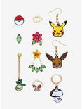 Pokémon Pikachu & Eevee Mix & Match Earring Set - BoxLunch Exclusive, , hi-res