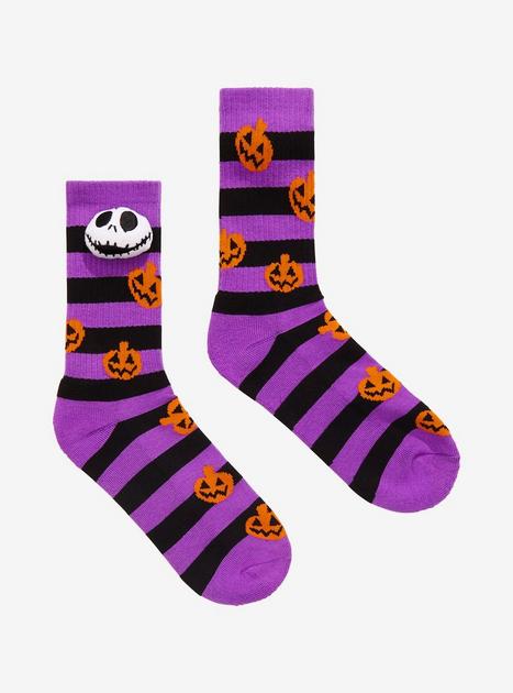 The Nightmare Before Christmas Jack 3D Plush Crew Socks | Hot Topic