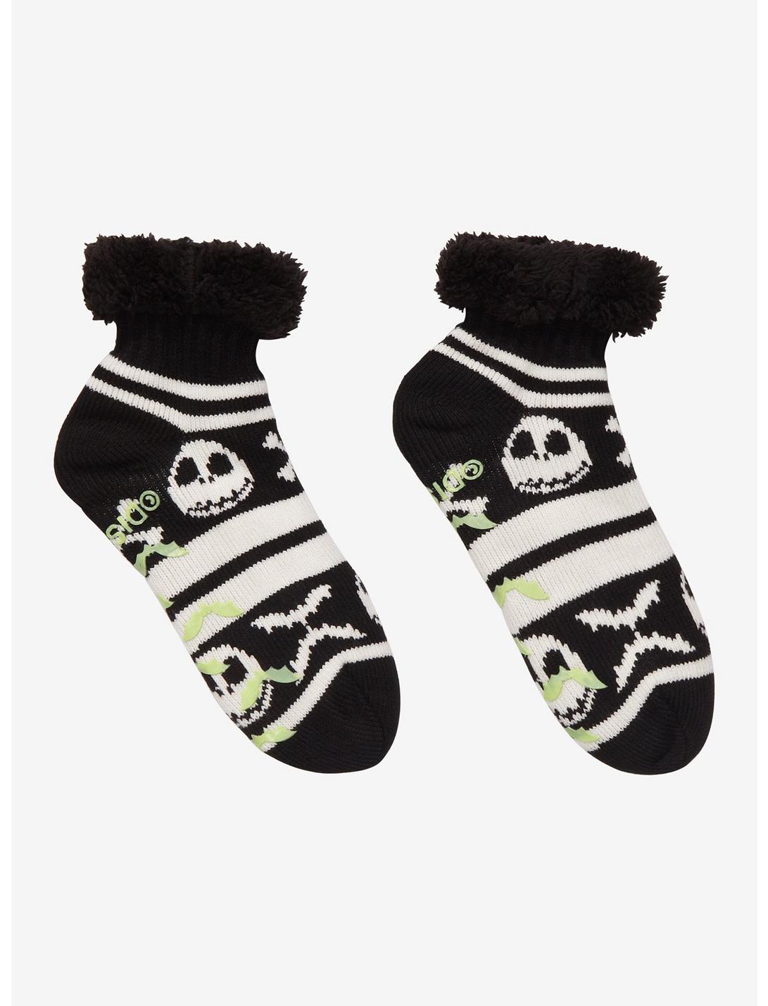 The Nightmare Before Christmas Jack & Bat Cozy Slipper Socks, , hi-res