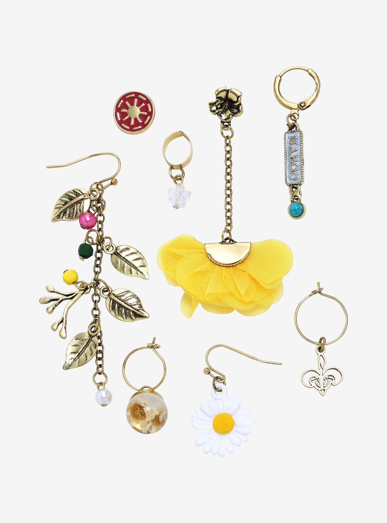 Star Wars Padm&eacute; Naboo Mix & Match Earring Set - BoxLunch Exclusive, , hi-res