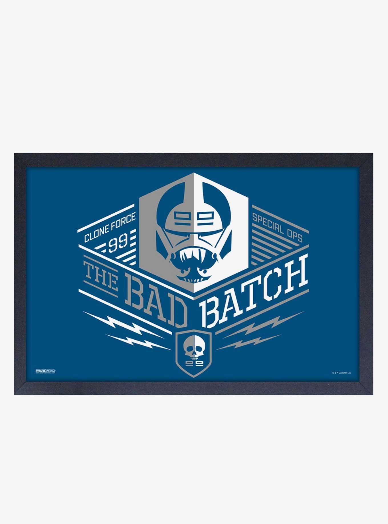 Star Wars The Bad Batch Special Ops Framed Wood Wall Art
