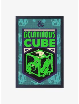 Dungeons and Dragons Gelatinous Cube Framed Wood Wall Art, , hi-res