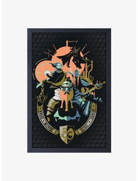 Dungeons and Dragons Group Framed Wood Wall Art, , hi-res