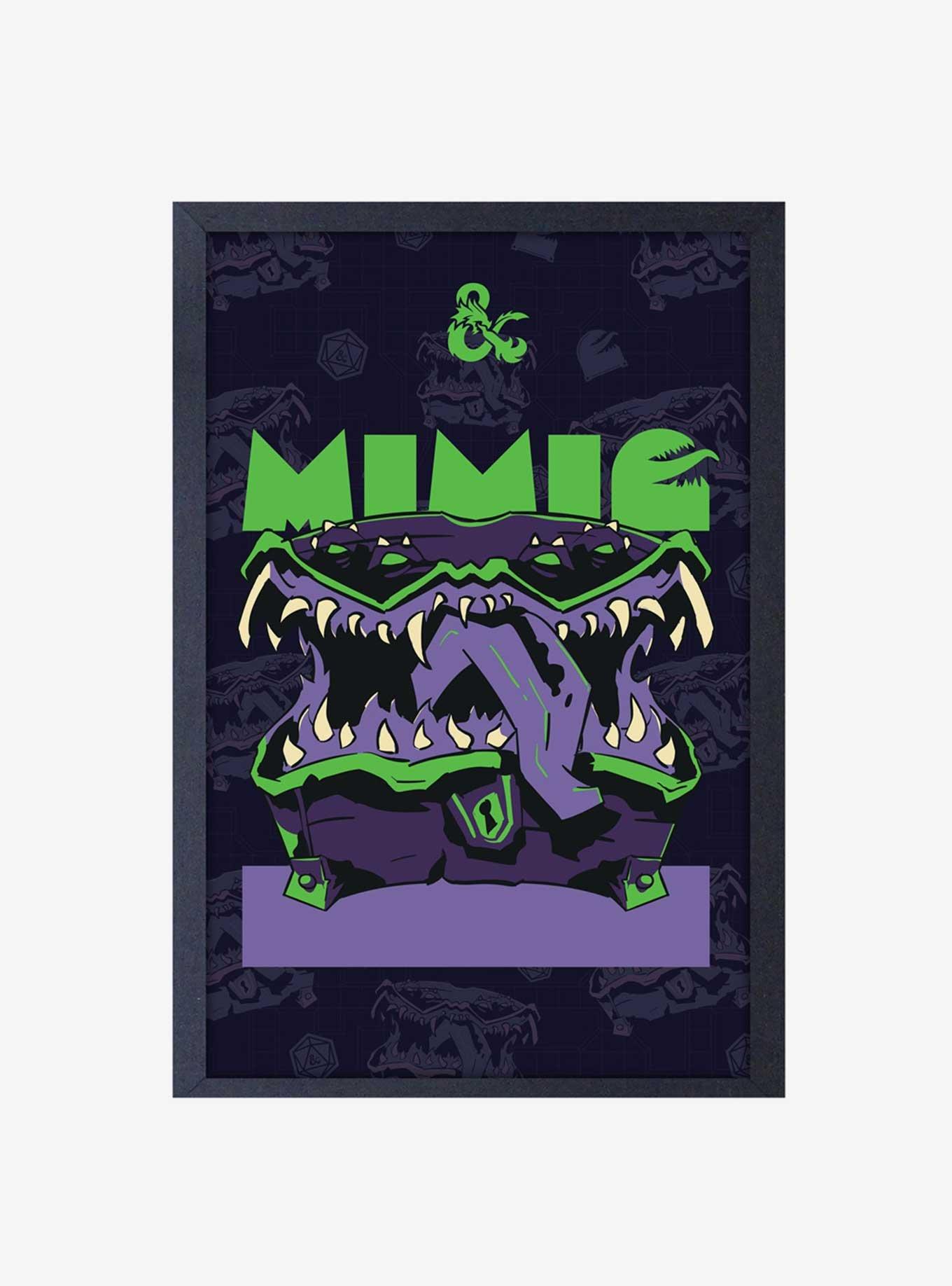 Dungeons and Dragons Mimic Framed Wood Wall Art, , hi-res