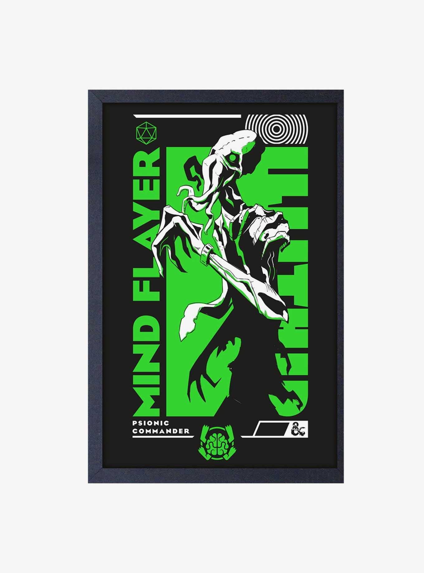 Dungeons and Dragons Mind Flayer Framed Wood Wall Art, , hi-res