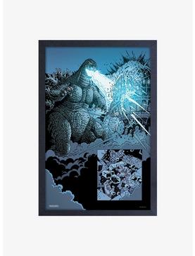 Godzilla Beam Framed Wood Wall Art, , hi-res