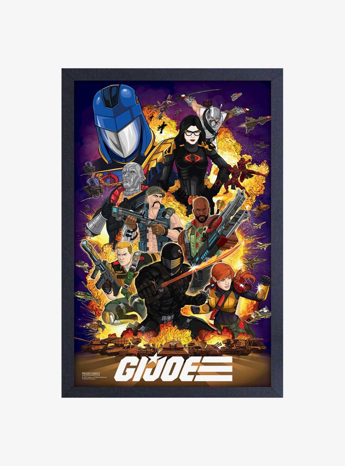 G.I. Joe Movie Poster Framed Wood Wall Art