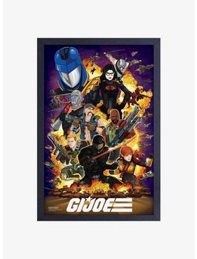 Plus Size G.I. Joe Movie Poster Framed Wood Wall Art, , hi-res