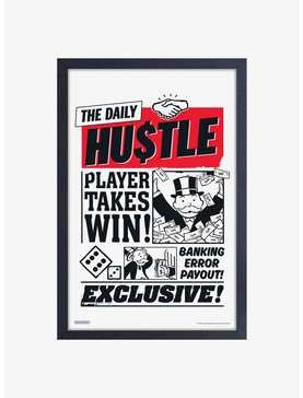 Monopoly Daily Hustle Framed Wood Wall Art, , hi-res