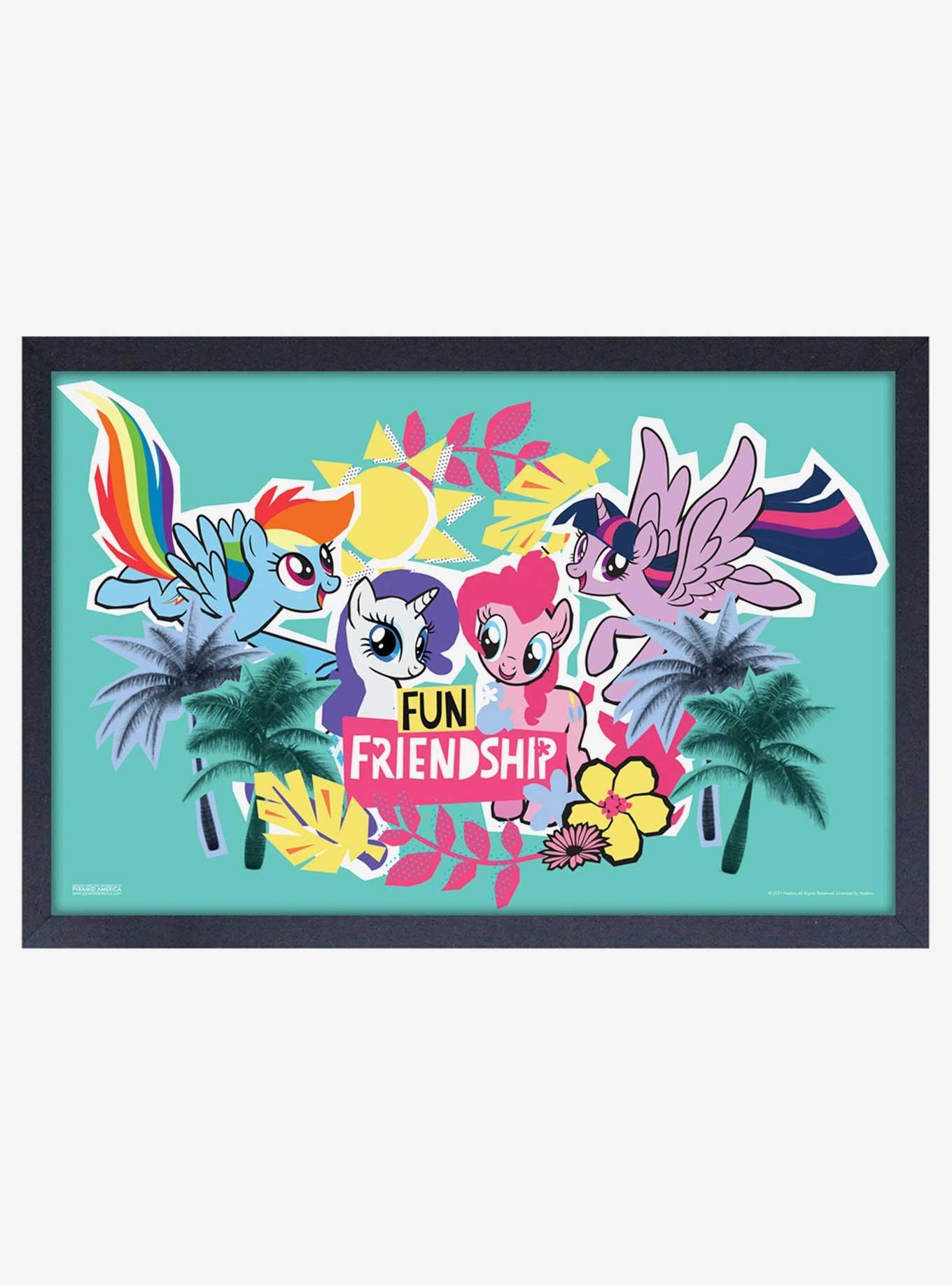 My Little Pony Fun and Friendship Framed Wood Wall Art, , hi-res