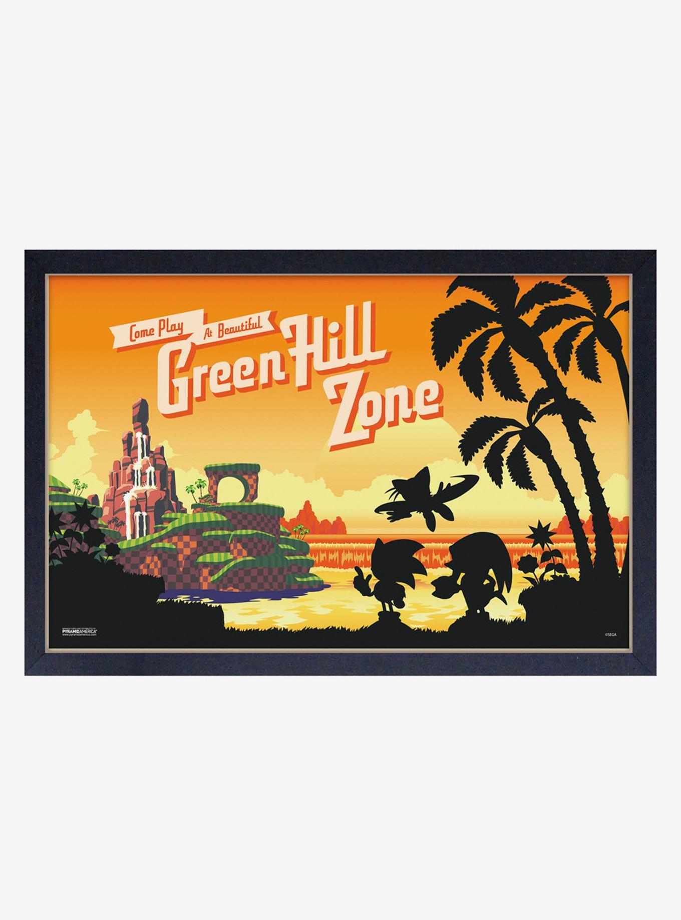 Sonic the Hedgehog Beautiful Zone Framed Wood Wall Art, , hi-res