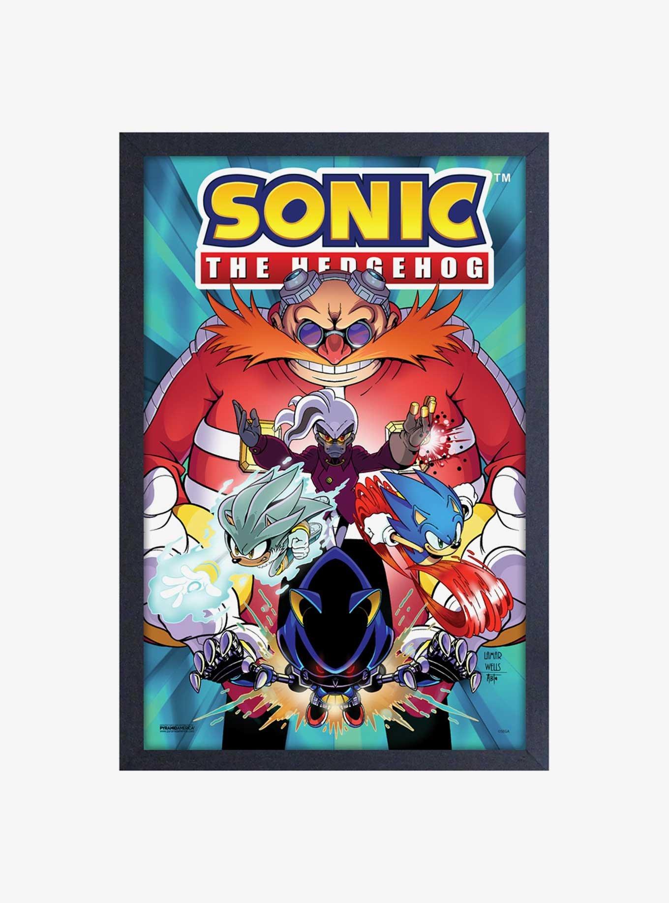 Sonic the Hedgehog Lamar Walls Framed Wood Wall Art, , hi-res