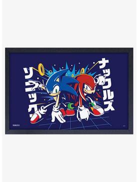 Sonic the Hedgehog Race Framed Wood Wall Art, , hi-res
