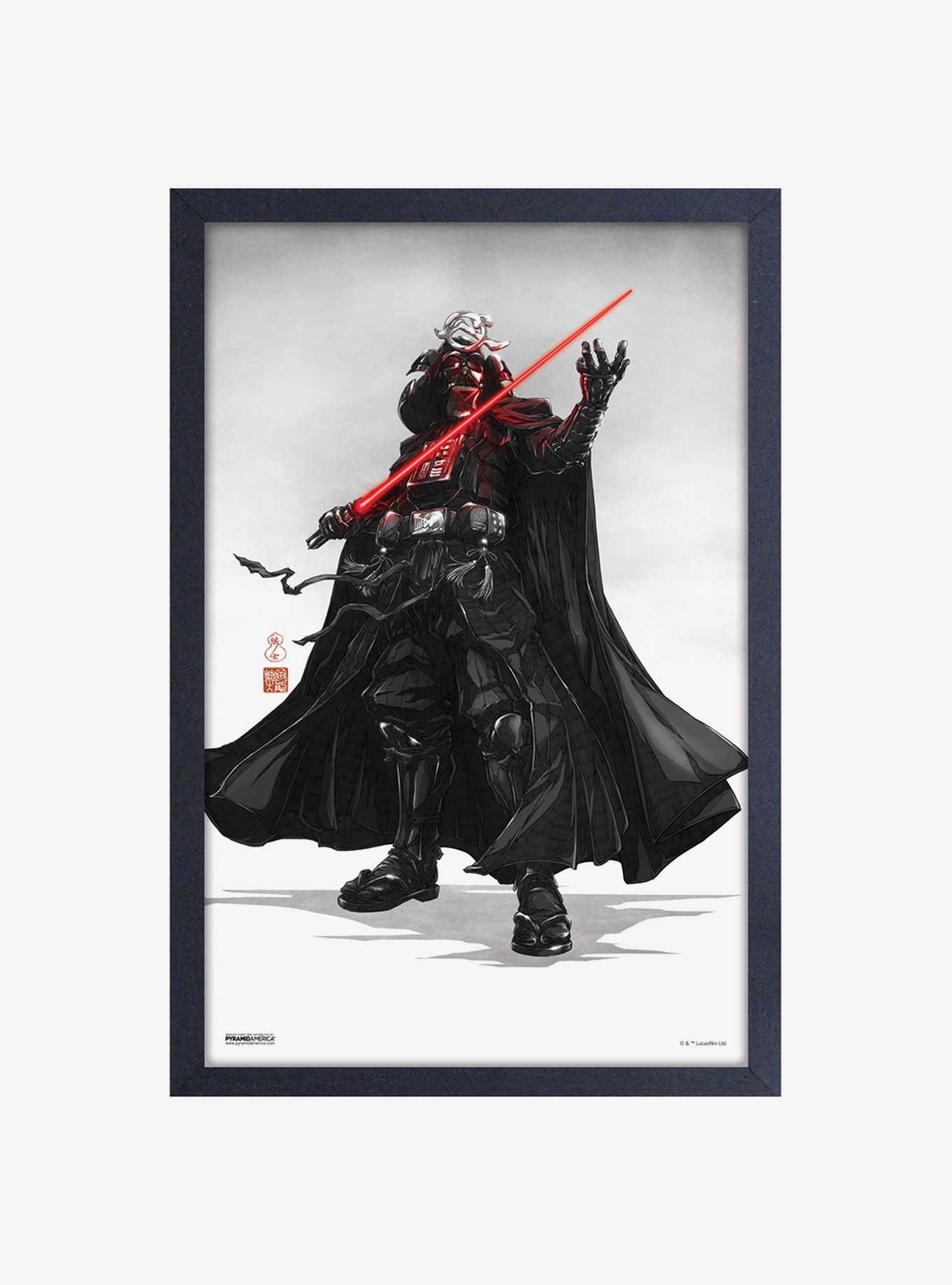 Star Wars Visions Vader Framed Wood Wall Art