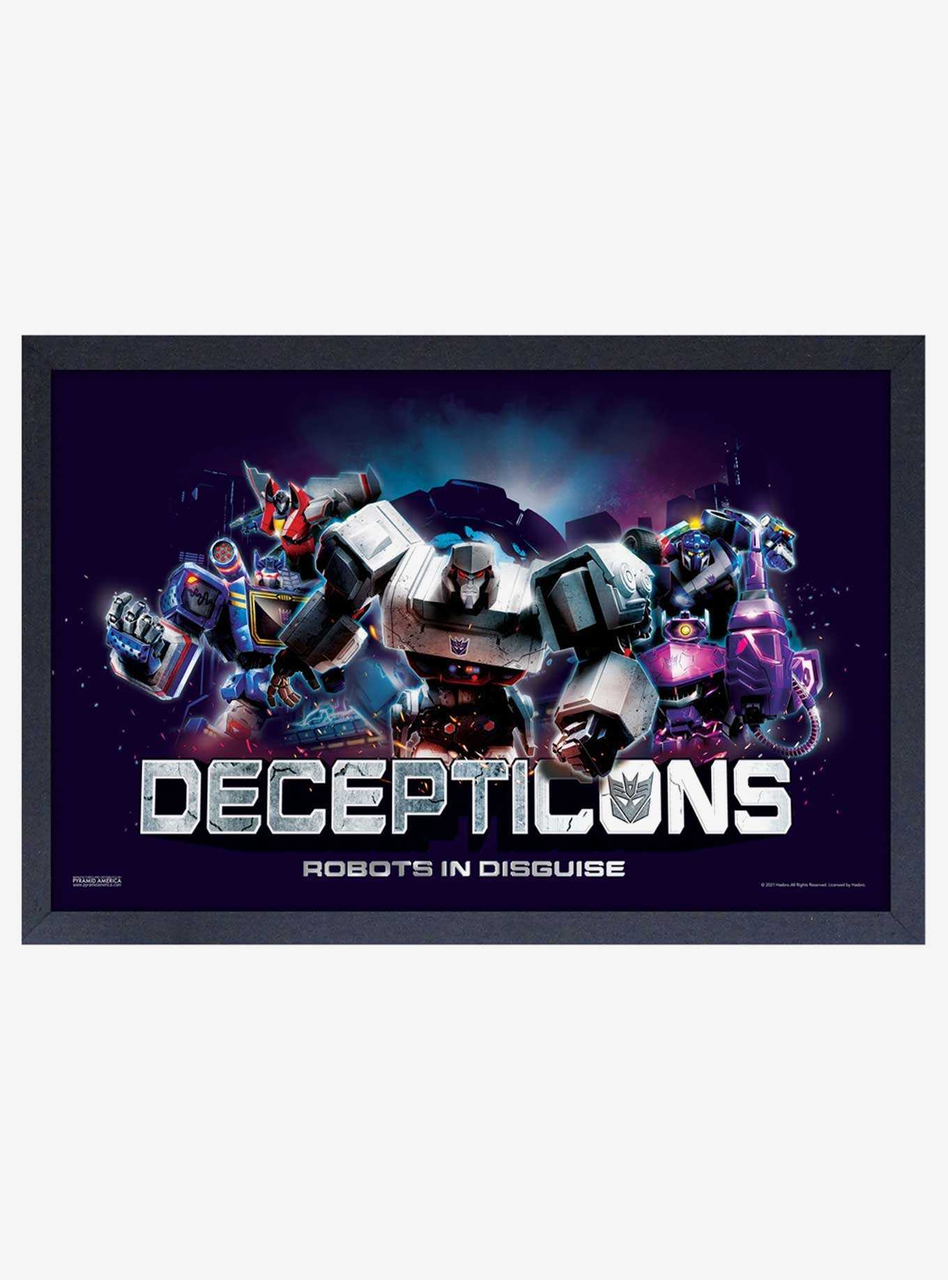Transformers Decepticons Framed Wood Wall Art, , hi-res