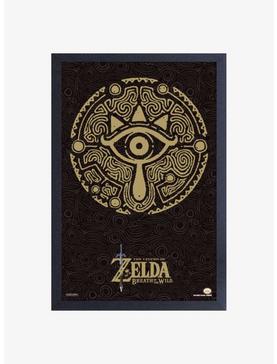 Nintendo Legend of Zelda Breath of the Wild Sheikah Eye Framed Wood Wall Art, , hi-res