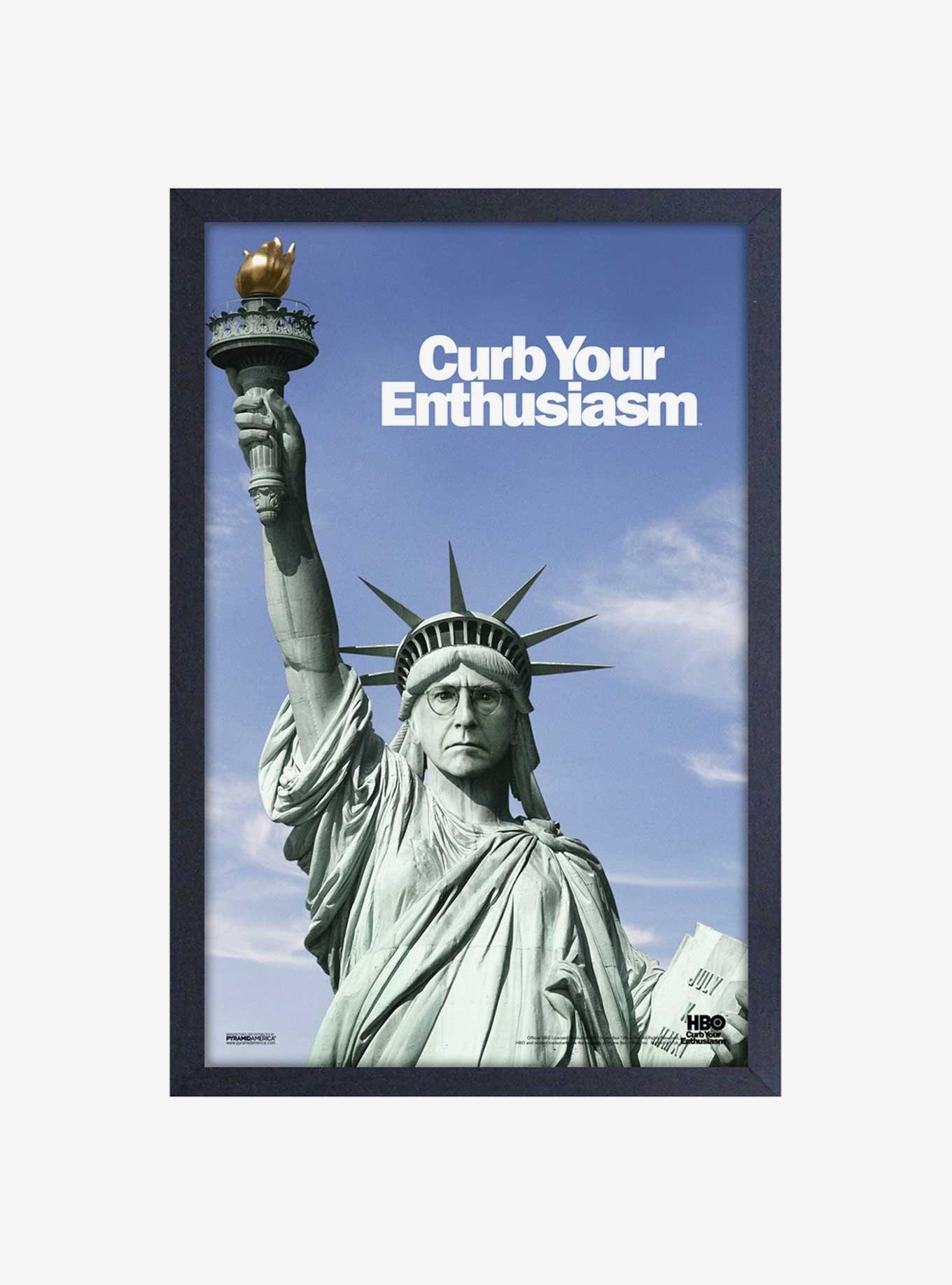 Curb Your Enthusiasm Liberty Framed Wood Wall Art, , hi-res