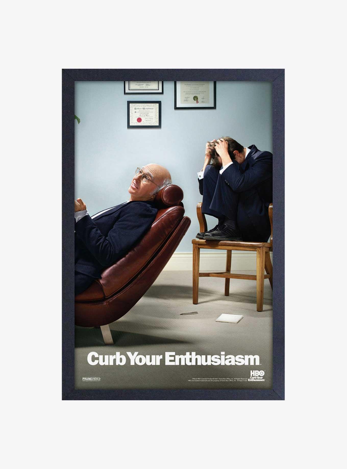 Curb Your Enthusiasm Therapy Framed Wood Wall Art, , hi-res