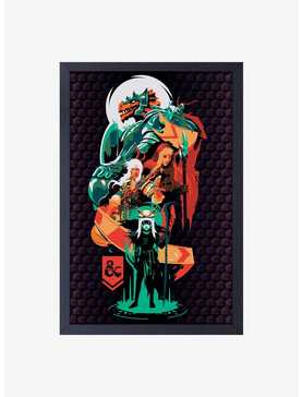 Dungeons and Dragons Against The Odds Framed Wood Wall Art, , hi-res