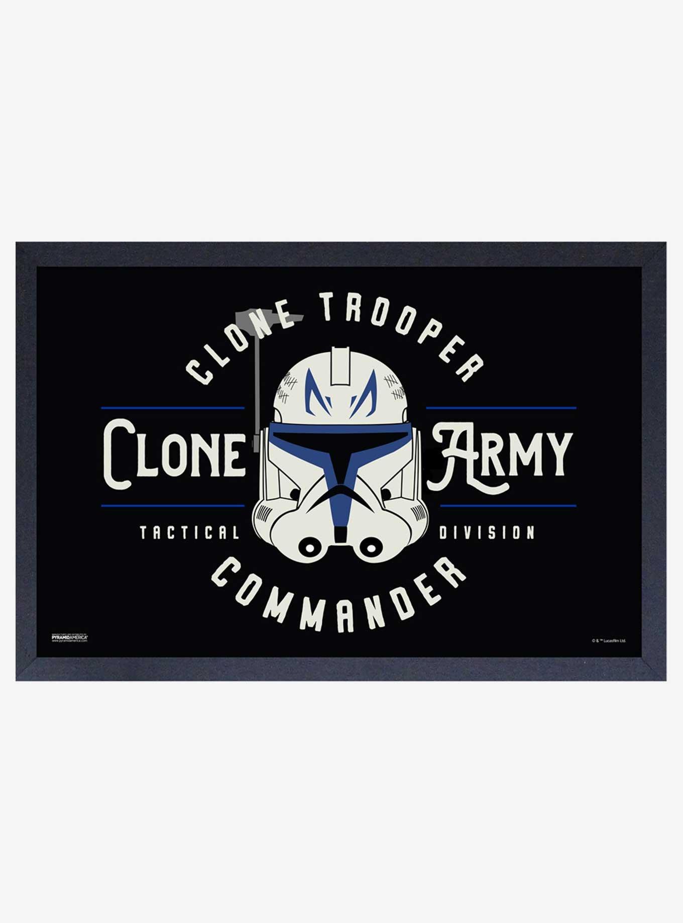 Star Wars The Clone Wars Clone Army Framed Wood Wall Art, , hi-res