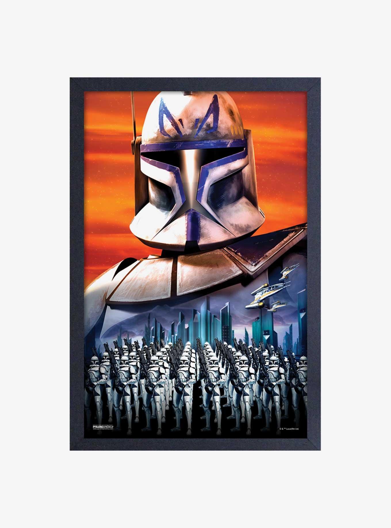 Star Wars The Clone Wars Army of Clones Framed Wood Wall Art, , hi-res