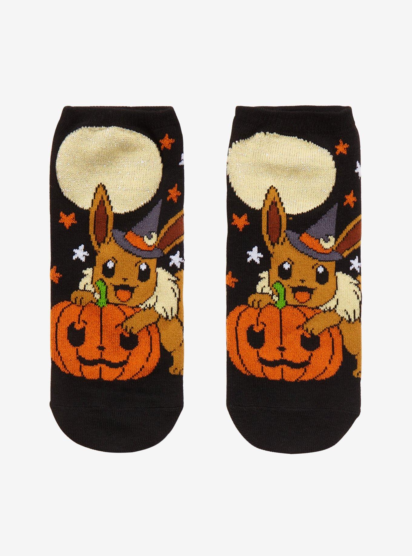 Pokemon Witch Eevee No-Show Socks, , hi-res