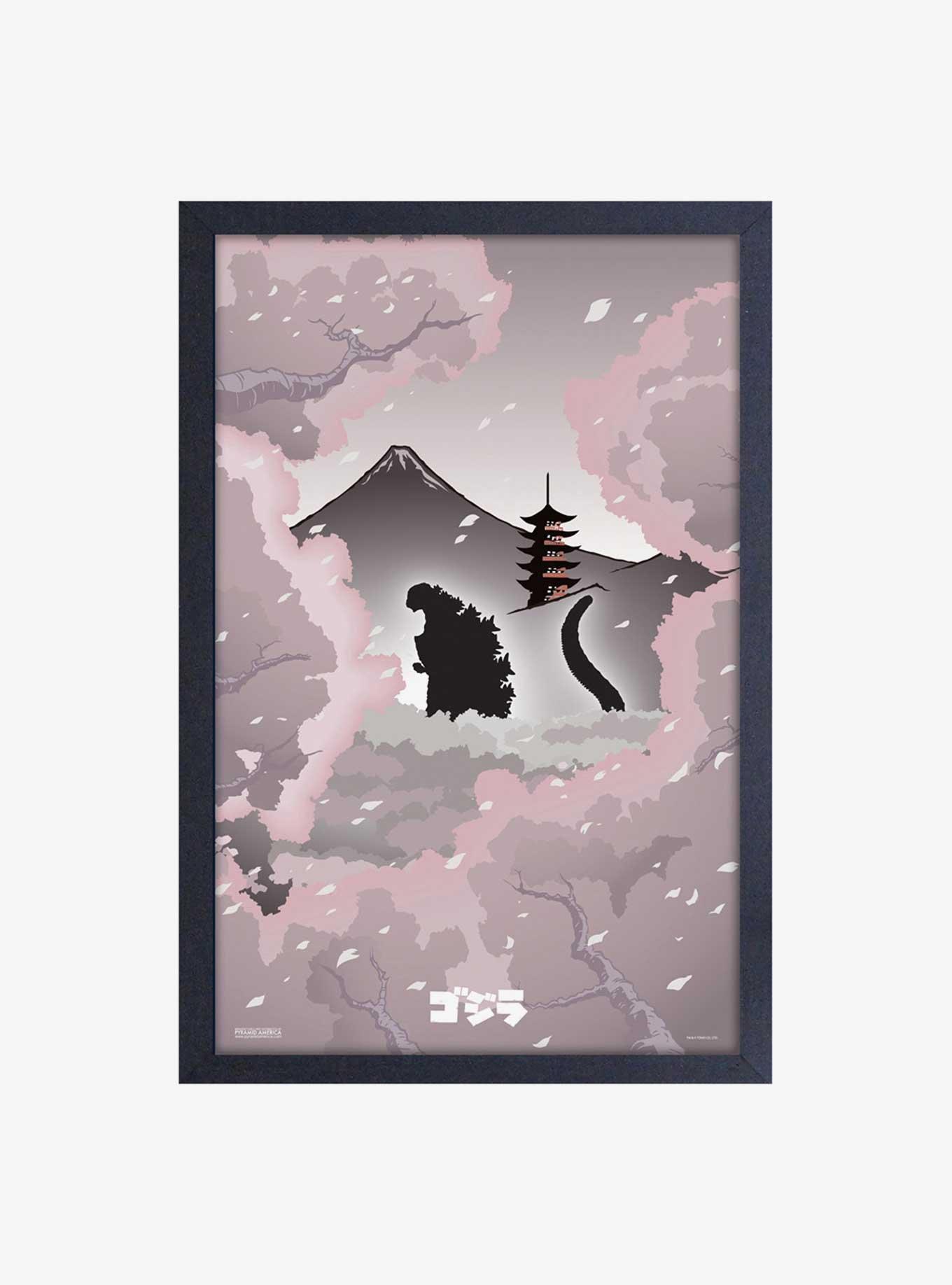Godzilla Blossoms Framed Wood Wall Art, , hi-res