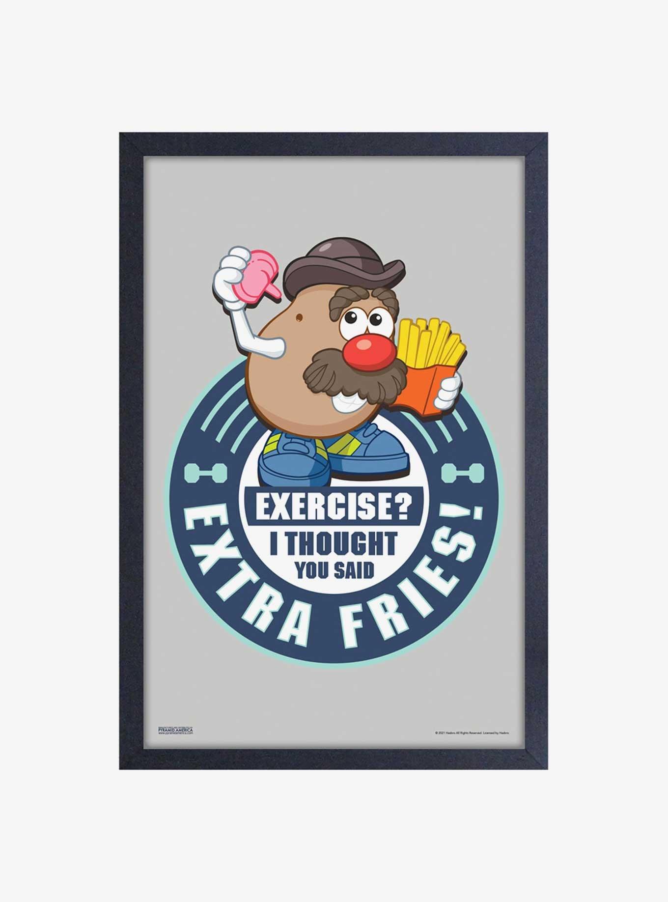 Mr. Potato Head Extra Fries Framed Wood Wall Art, , hi-res