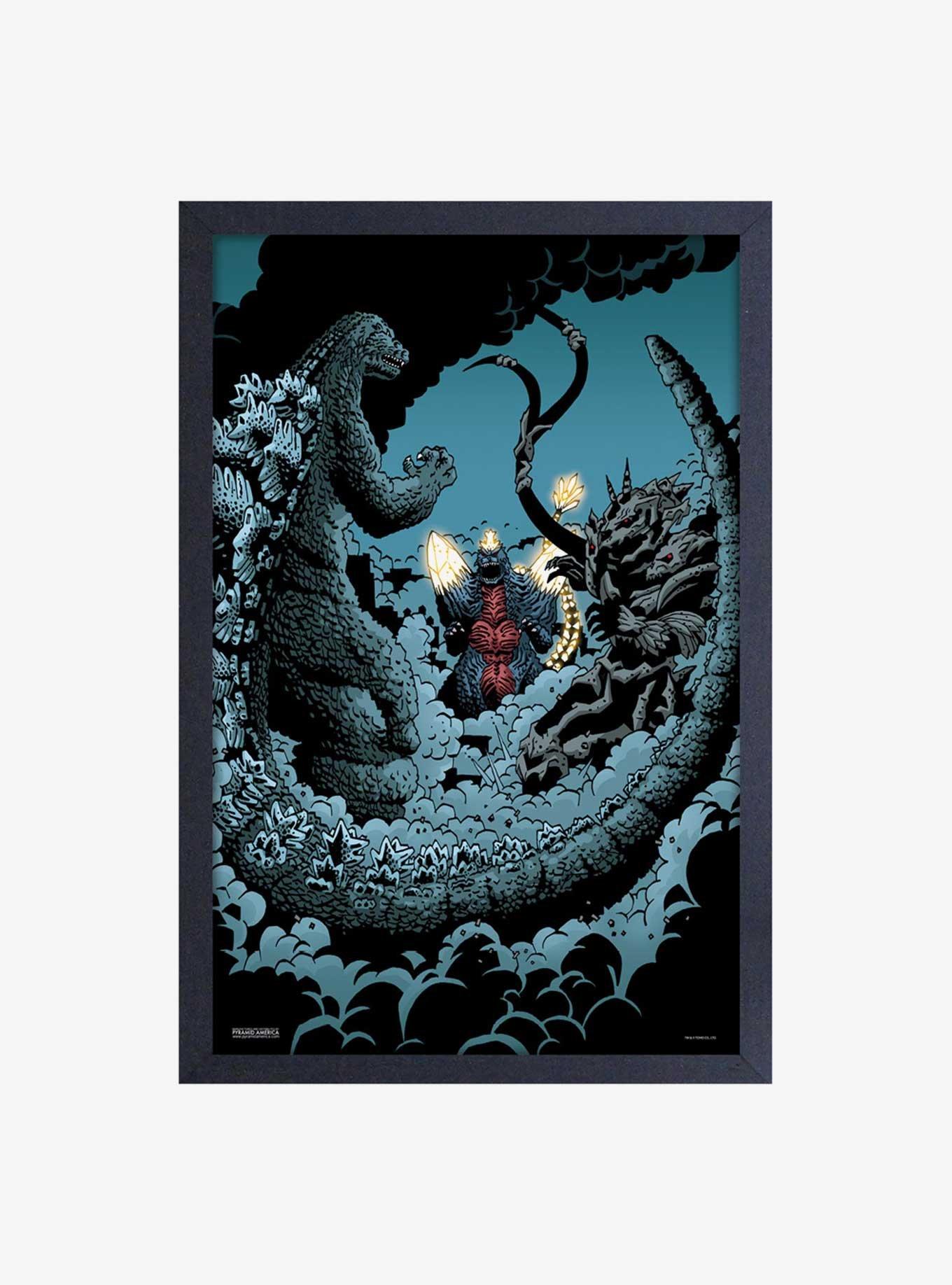 Godzilla Spacezilla Framed Wood Wall Art, , hi-res