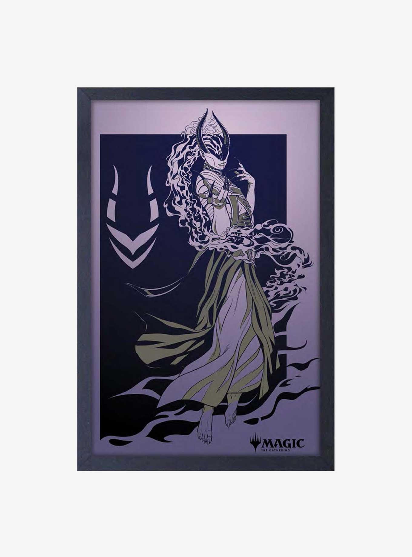 Magic The Gathering Ashiok Framed Wood Wall Art, , hi-res