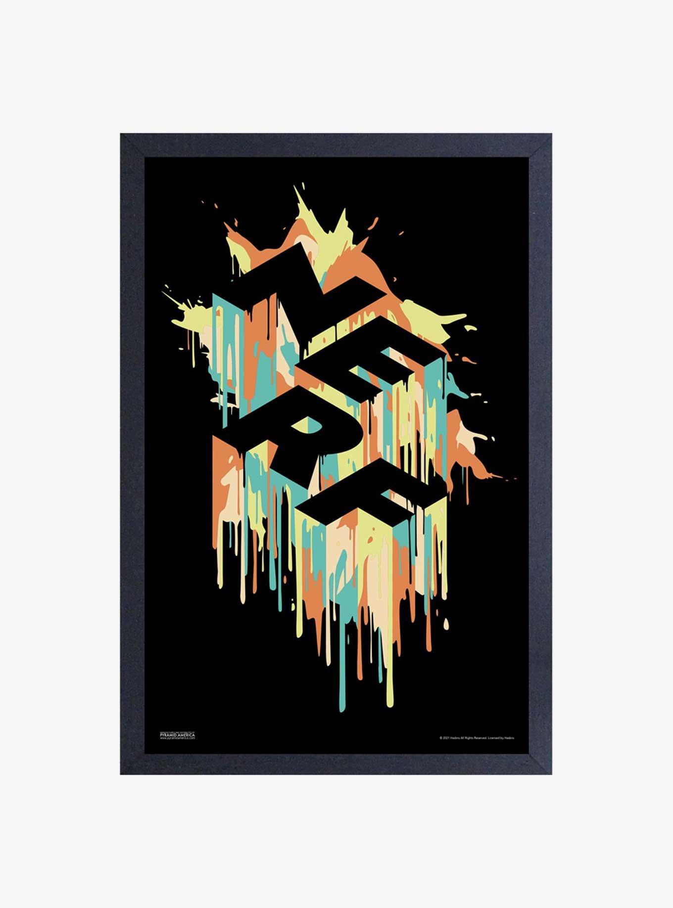 Nerf Logo Melt Framed Wood Wall Art, , hi-res