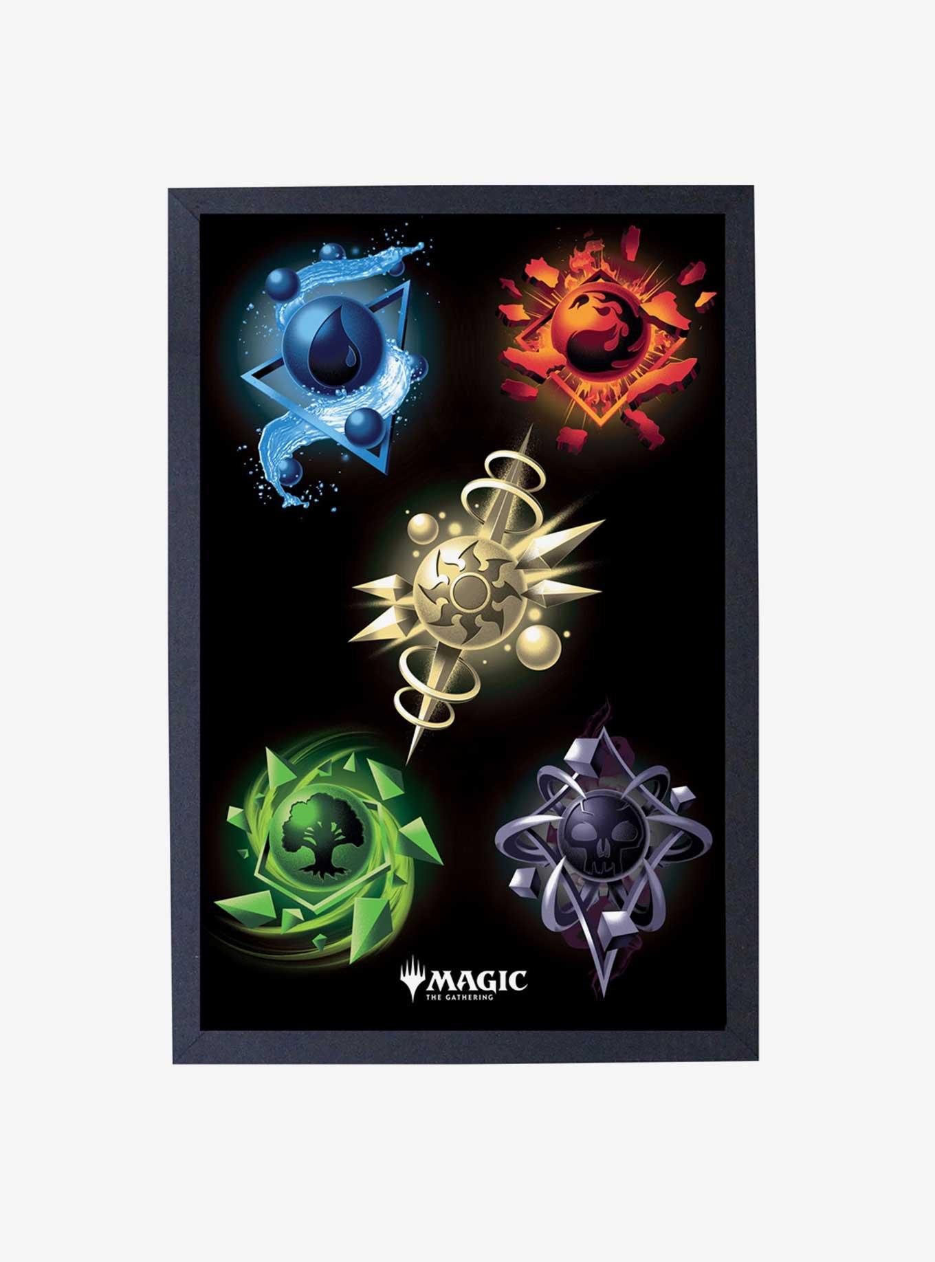 Magic The Gathering Manas Framed Wood Wall Art, , hi-res