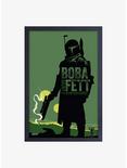Star Wars Book of Boba Fett For Hire Framed Wood Wall Art, , hi-res