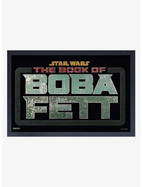 Star Wars Book of Boba Fett Logo Metal Framed Wood Wall Art, , hi-res