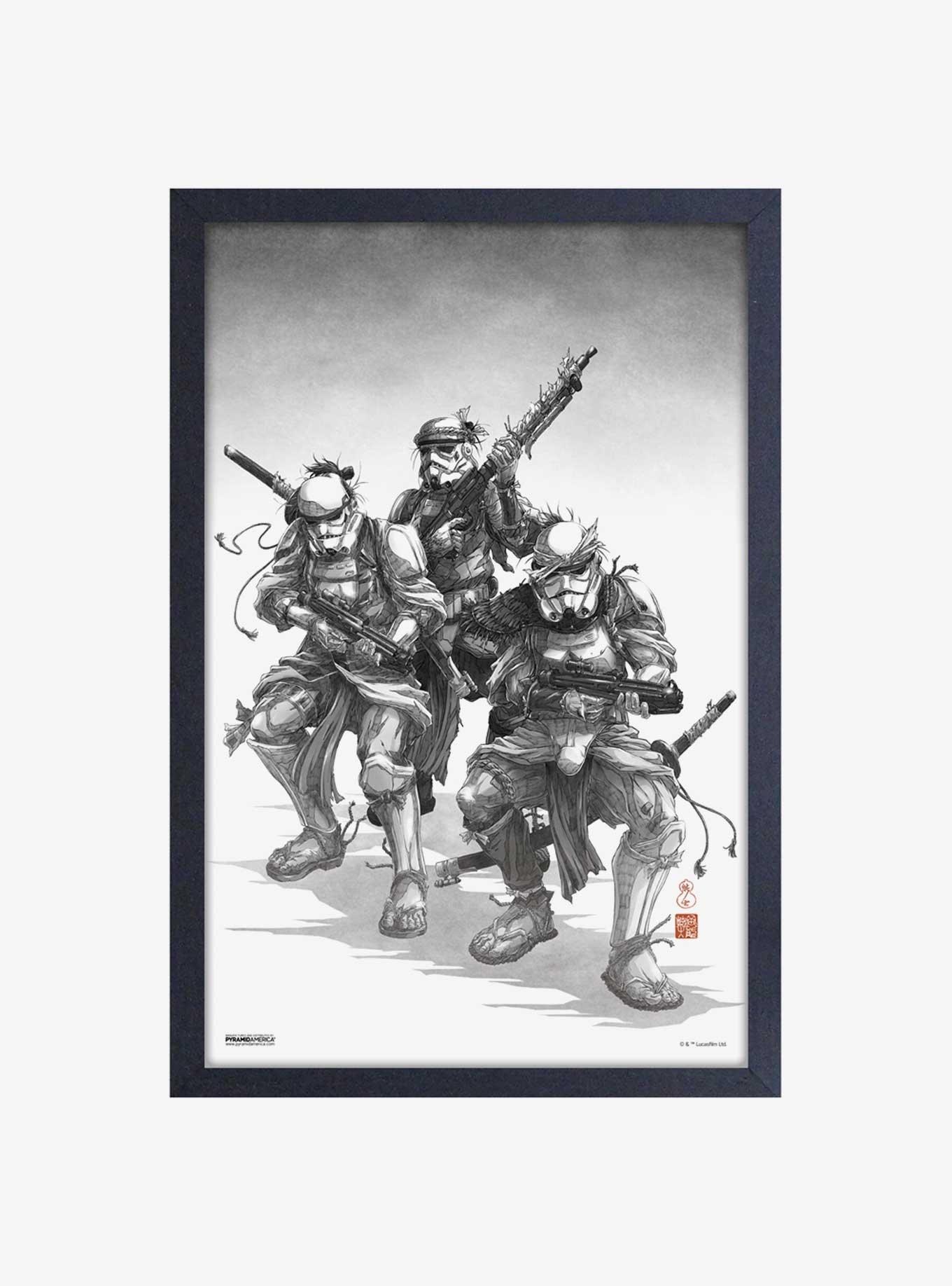 Star Wars Visions Stormtroopers Framed Wood Wall Art, , hi-res