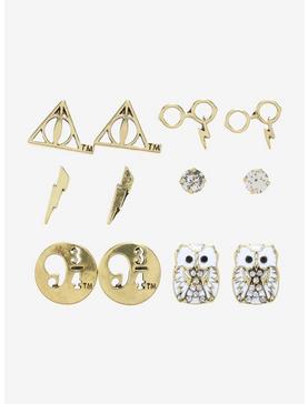 Harry Potter Gold Icons Stud Earring Set, , hi-res