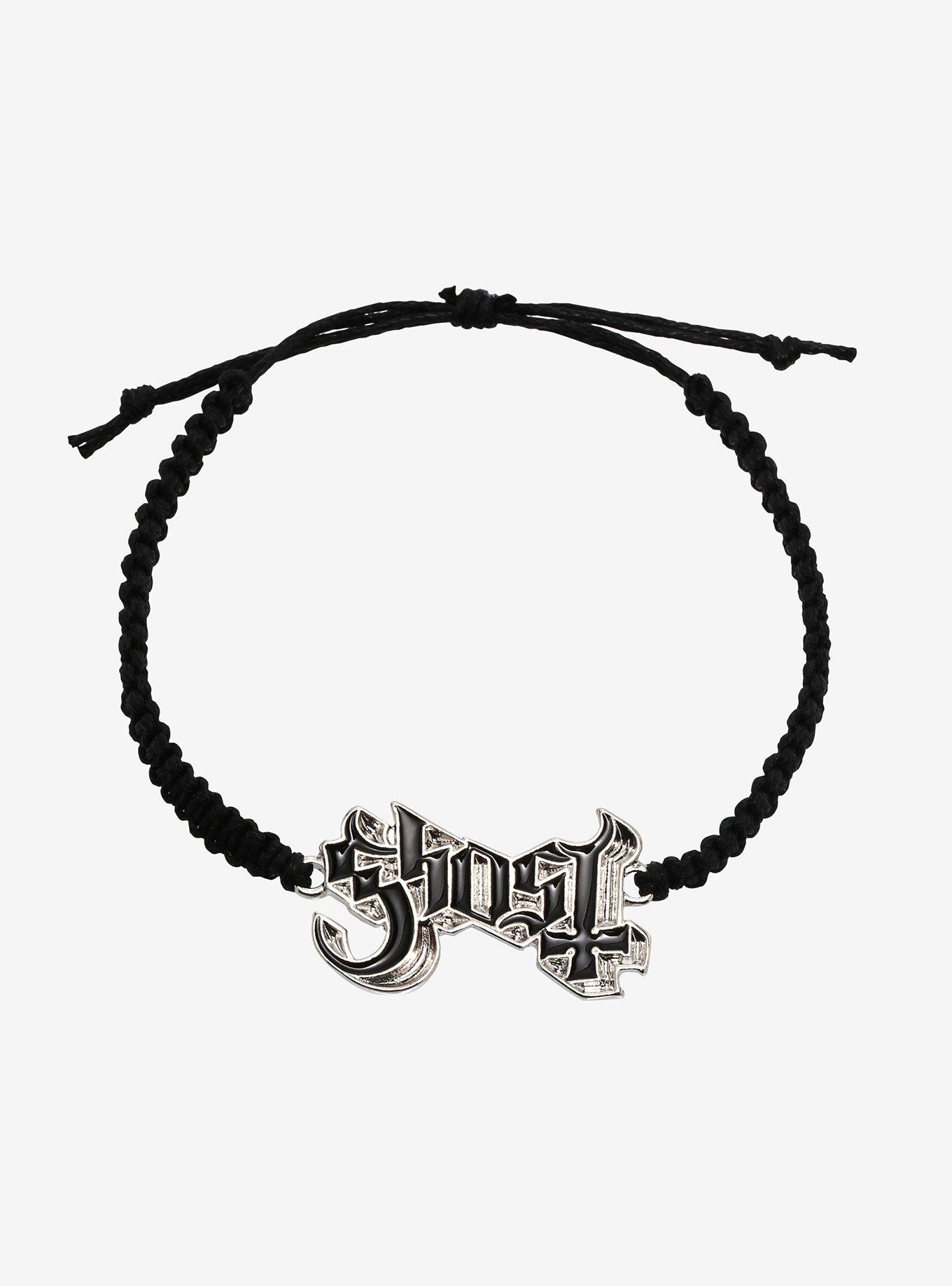 Ghost Logo Cord Bracelet, , hi-res