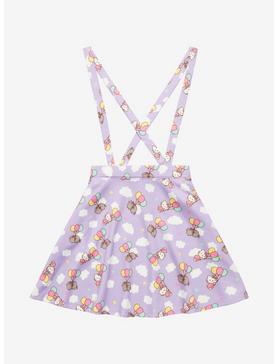 Hello Kitty X Pusheen Lavender Suspender Skirt Plus Size, , hi-res