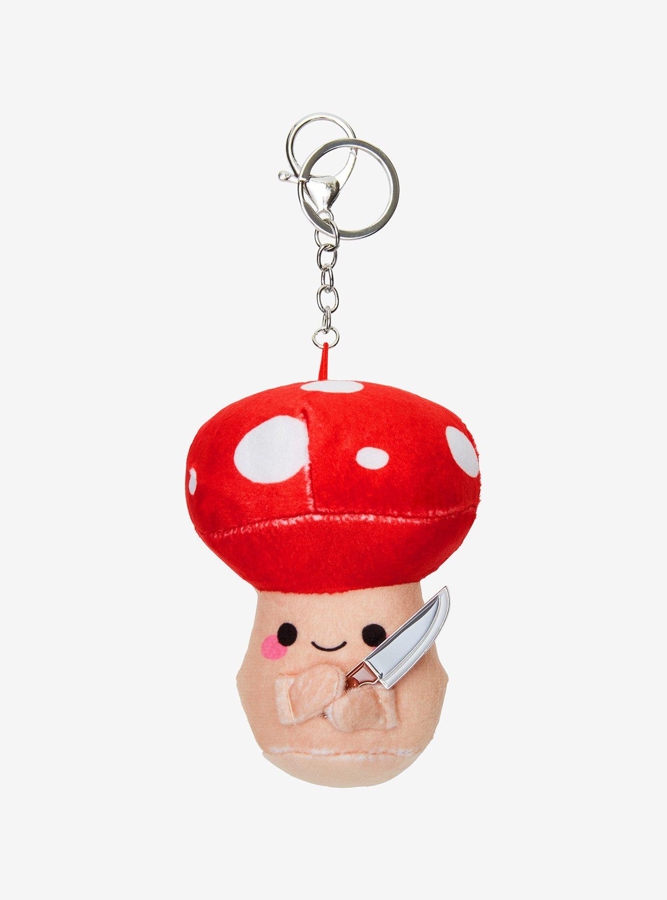 Chibi Mushroom Knife Plush Key Chain, , hi-res