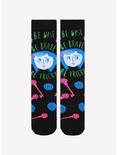 Coraline Neon Buttons Crew Socks, , hi-res