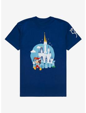 Disney Walt Disney World 50th Anniversary Mickey Mouse & Castle Women’s T-Shirt - BoxLunch Exclusive, , hi-res